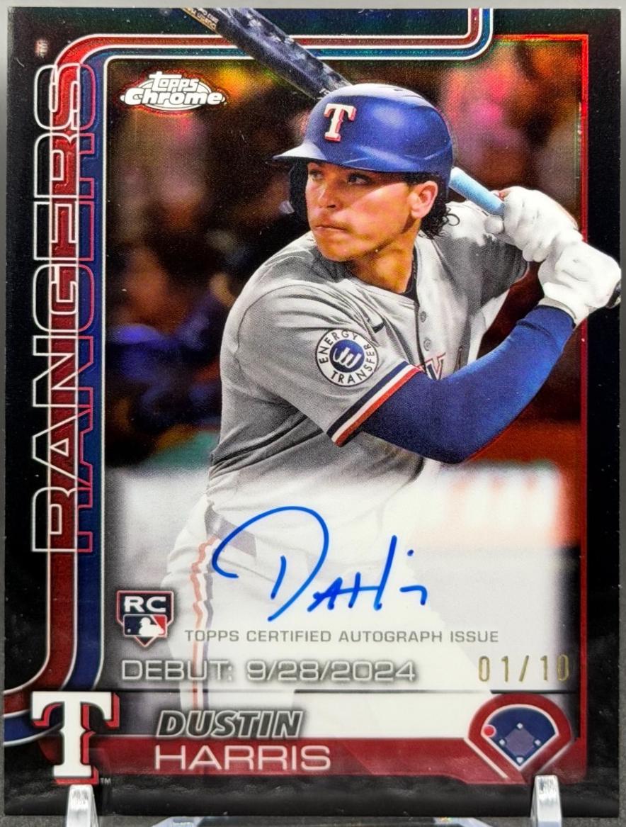Dustin Harris [Black Refractor] #CRDA-DH