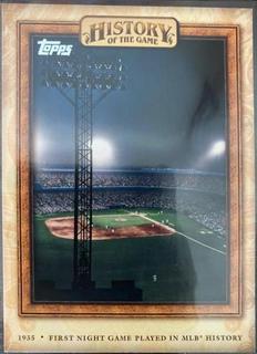 First Night Game Played In MLB History 1935
