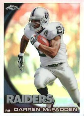 Darren McFadden #C25 2010 Topps Chrome Football