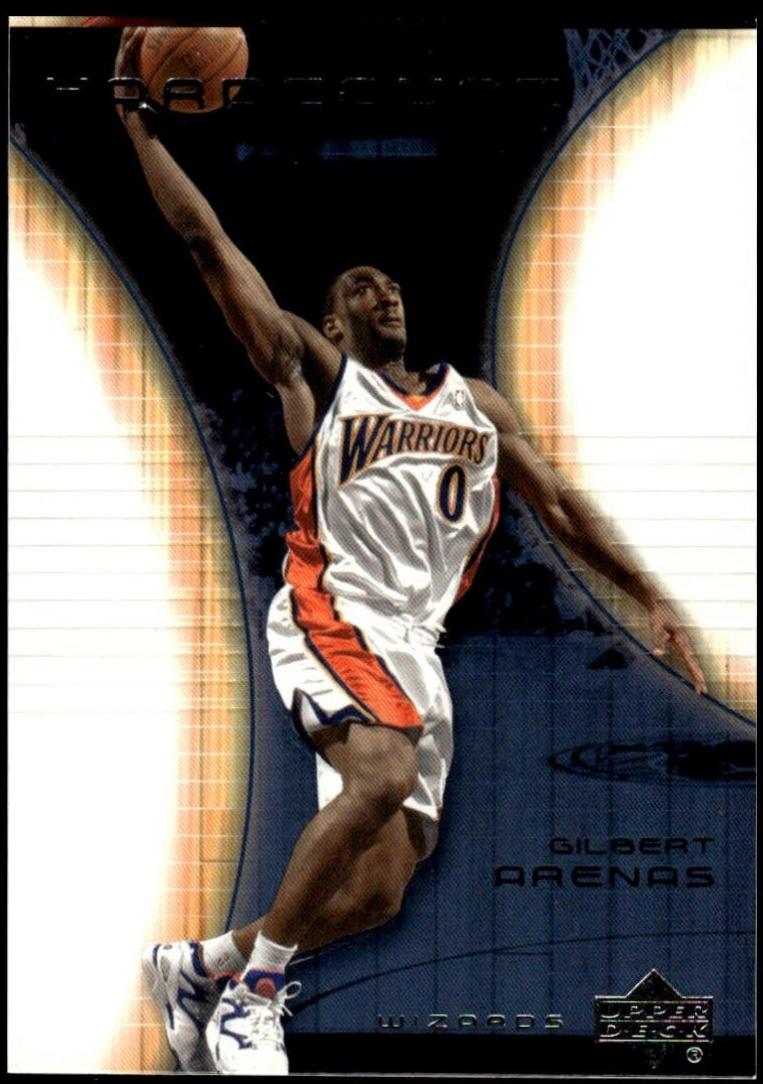 Gilbert Arenas #24 Basketball Cards 2003 Upper Deck Hardcourt