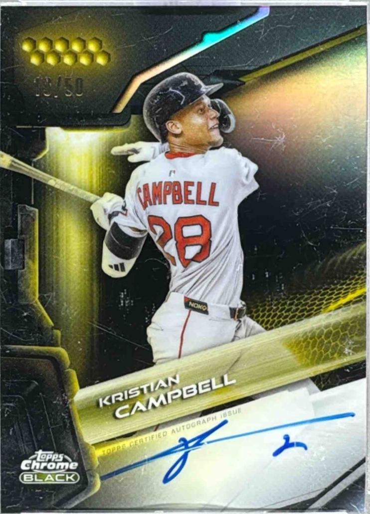 Kristian Campbell [Gold Refractor] #CBA-KCA