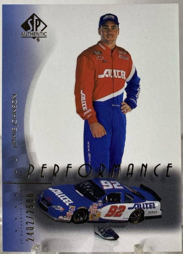 Jimmy Johnson Rookie Card Jimmie Johnson #67 Prices | 2000 SP Authentic | Racings Cards