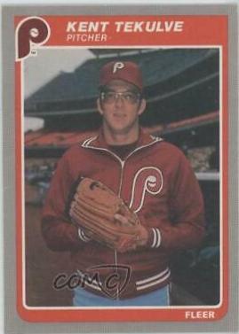 Kent Tekulve #U-117 Baseball Cards 1985 Fleer Update