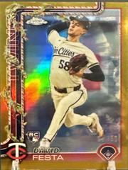 David Festa [Gold] #HC78 Prices | 2025 Topps Holiday Chrome
