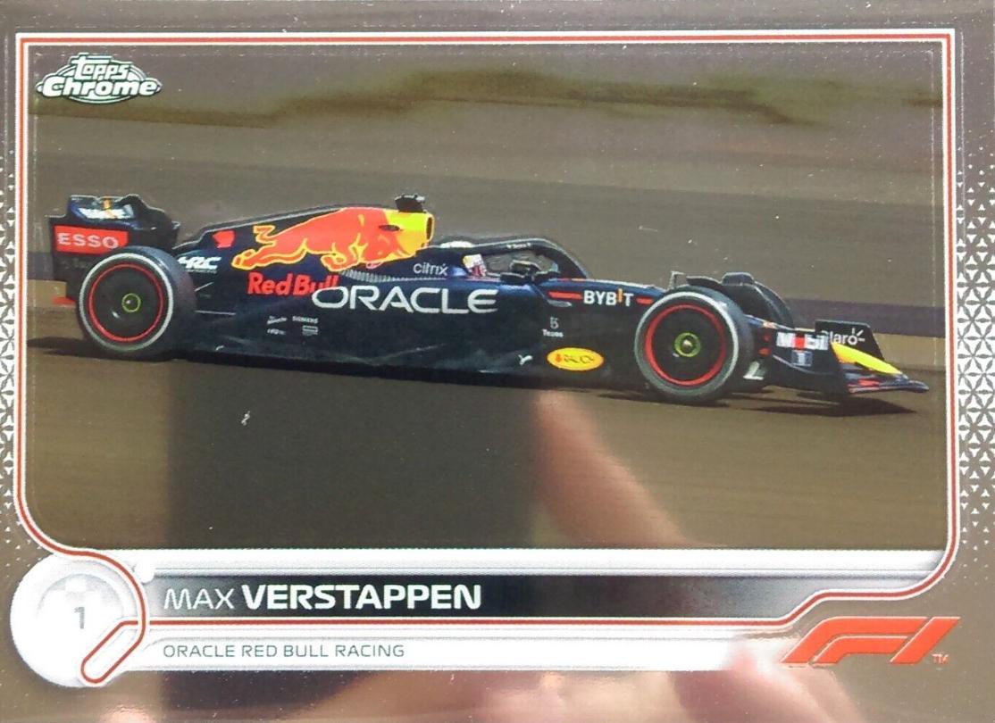 Max Verstappen #109 Racing Cards 2022 Topps Chrome Formula 1