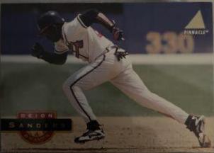 Deion Sanders #174 Baseball Cards 1994 Pinnacle
