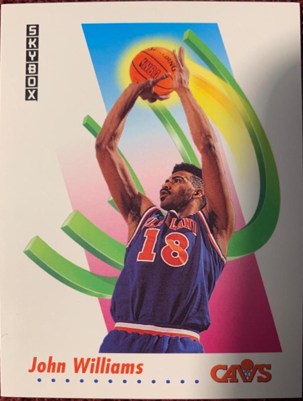 John Williams #55 1991-92 SkyBox Basketball