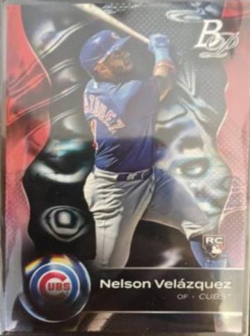 Nelson Velazquez #48 Baseball Cards 2023 Bowman Platinum