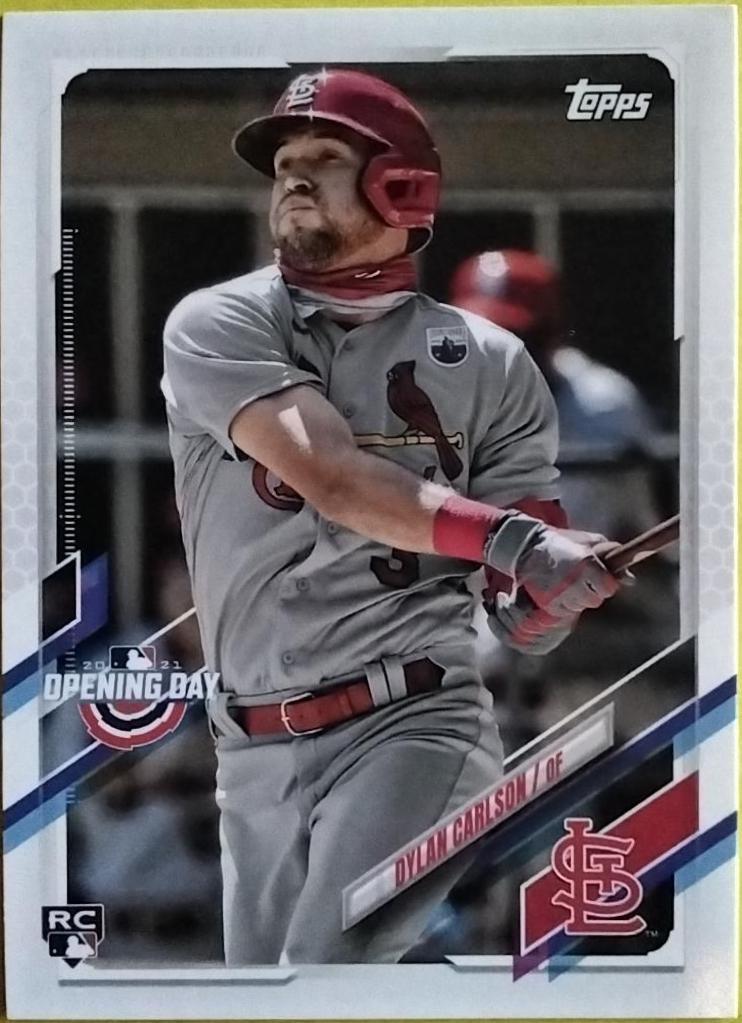 Dylan Carlson #152 Baseball Cards 2021 Topps Opening Day