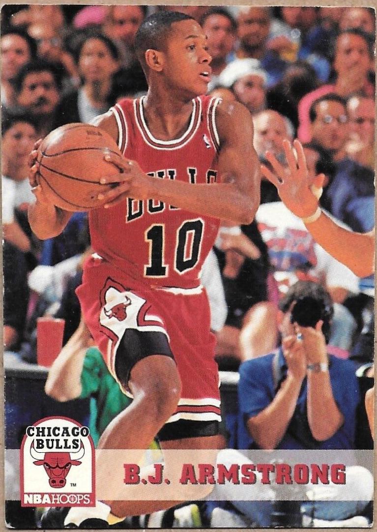 B.J. Armstrong #25 Basketball Cards 1993 Hoops