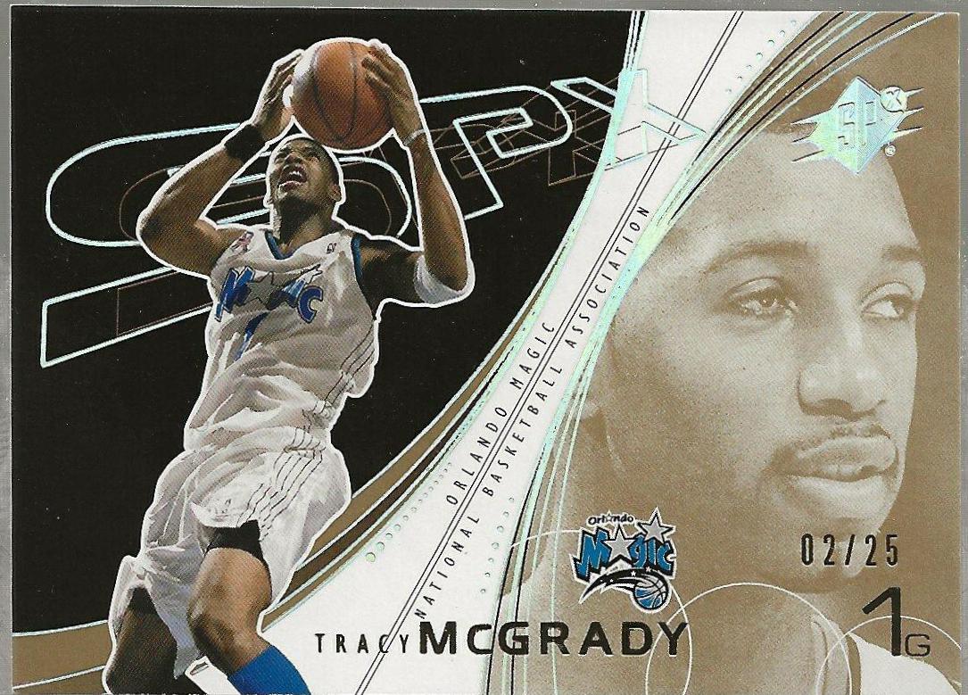 Tracy McGrady #59 Basketball Cards 2002 Spx