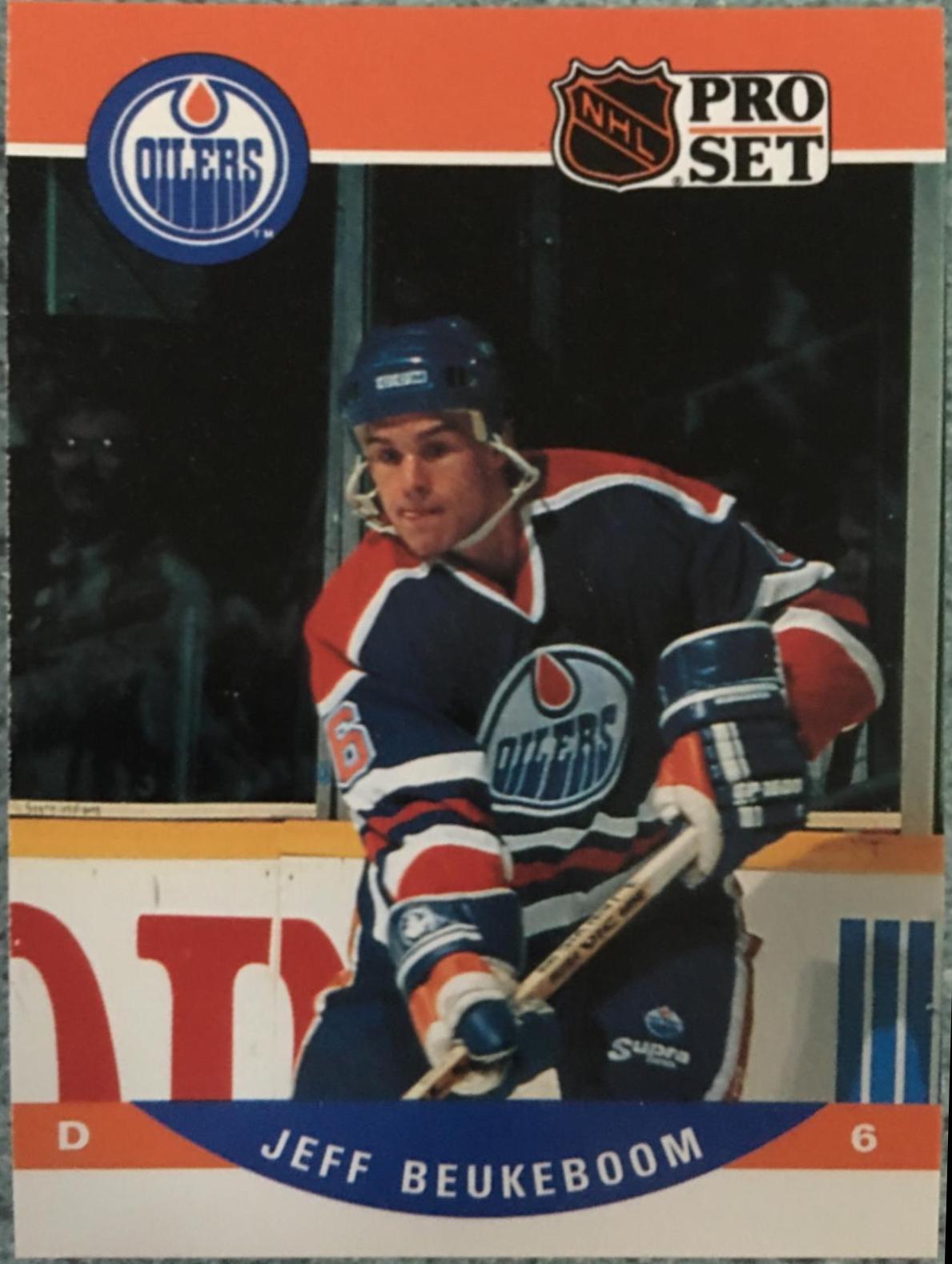 Jeff Beukeboom #439 Hockey Cards 1990 Pro Set