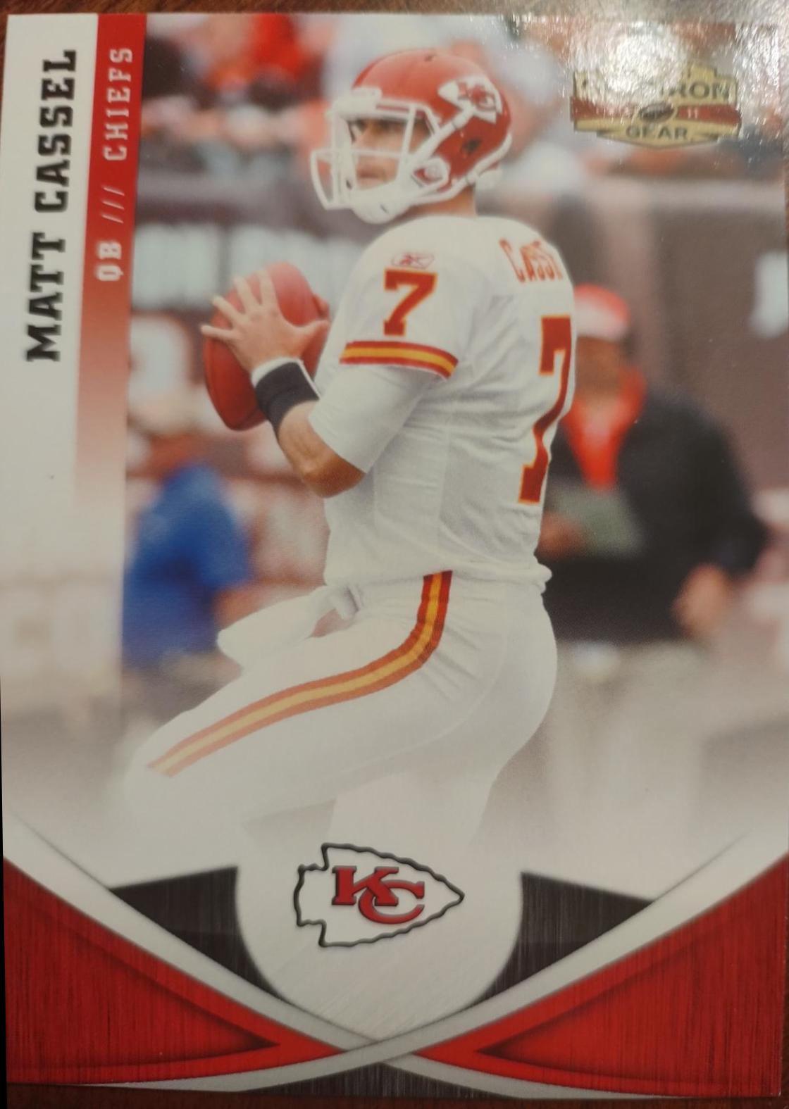 Matt Cassel #56 Football Cards 2011 Panini Gridiron Gear