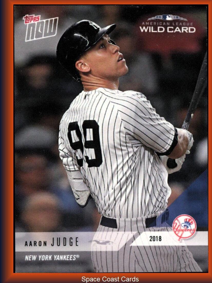 Aaron Judge #PS-61 Baseball Cards 2018 Topps Now Postseason