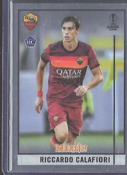 Riccardo Calafiori #72 Soccer Cards 2020 Topps Merlin Chrome UEFA Champions League