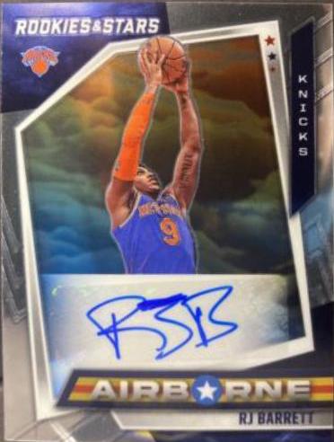 RJ Barrett #AIR-RJB Basketball Cards 2021 Panini Chronicles Airborne Signatures