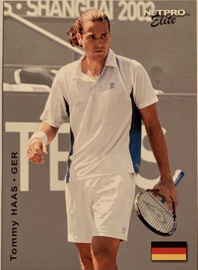 Tommy Haas #11 Tennis Cards 2003 NetPro Elite 2000
