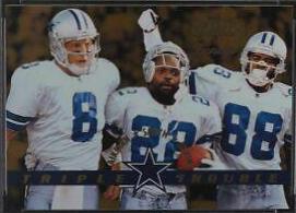 Emmitt Smith, Troy Aikman, Michael Irvin #Z-147 Football Cards 1996 Zenith