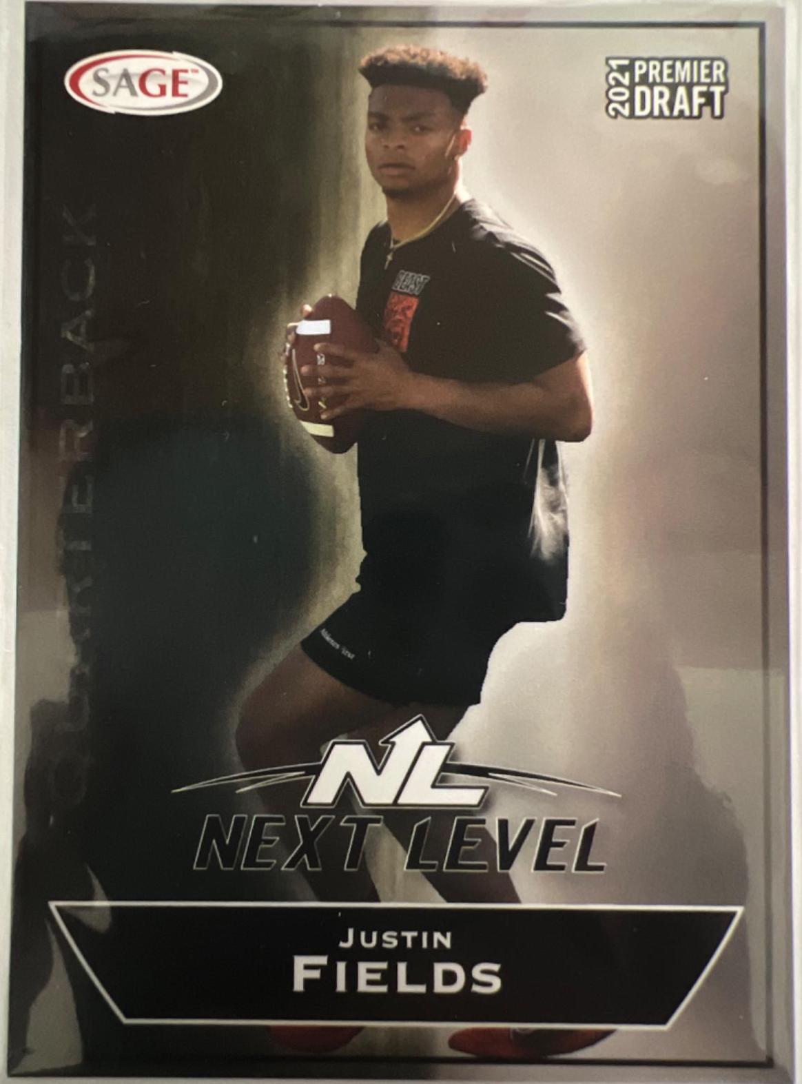 Justin Fields #149 2021 Sage Premier Draft Football