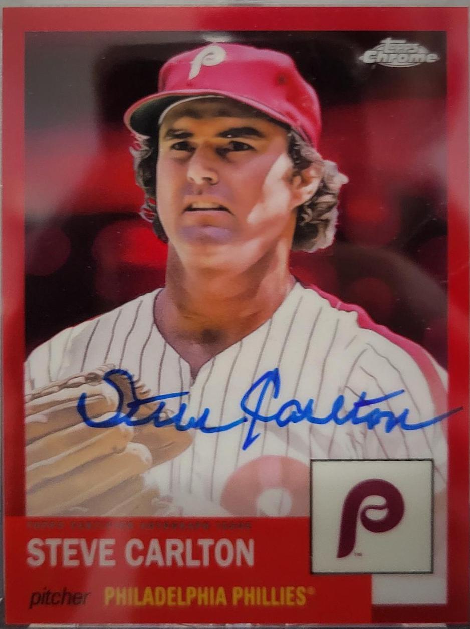 Steve Carlton [Red Refractor] #CPA-SC