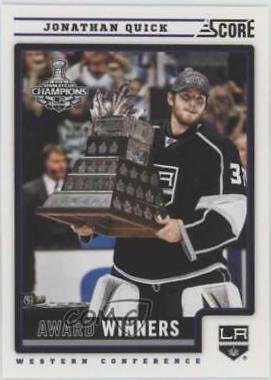Jonathan Quick #500 Hockey Cards 2012 Score