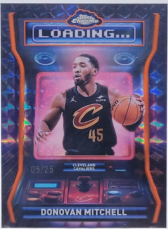 Donovan Mitchell [Refractor Orange Geometric] #LD-9