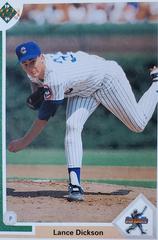 Lance Dickson #9 Baseball Cards 1991 Upper Deck Prices