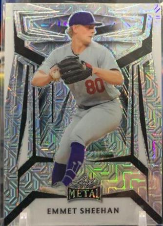 Emmet Sheehan #B-13 Baseball Cards 2023 Leaf Metal Draft