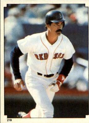 Dwight Evans #219 1984 Topps Stickers Baseball