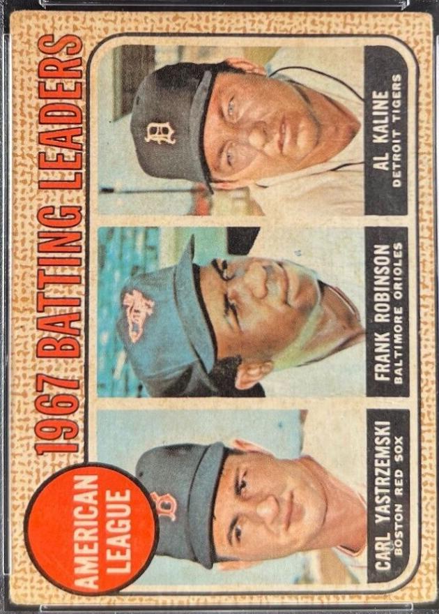 AL Batting Leaders #2 Baseball Cards 1968 Venezuela Topps