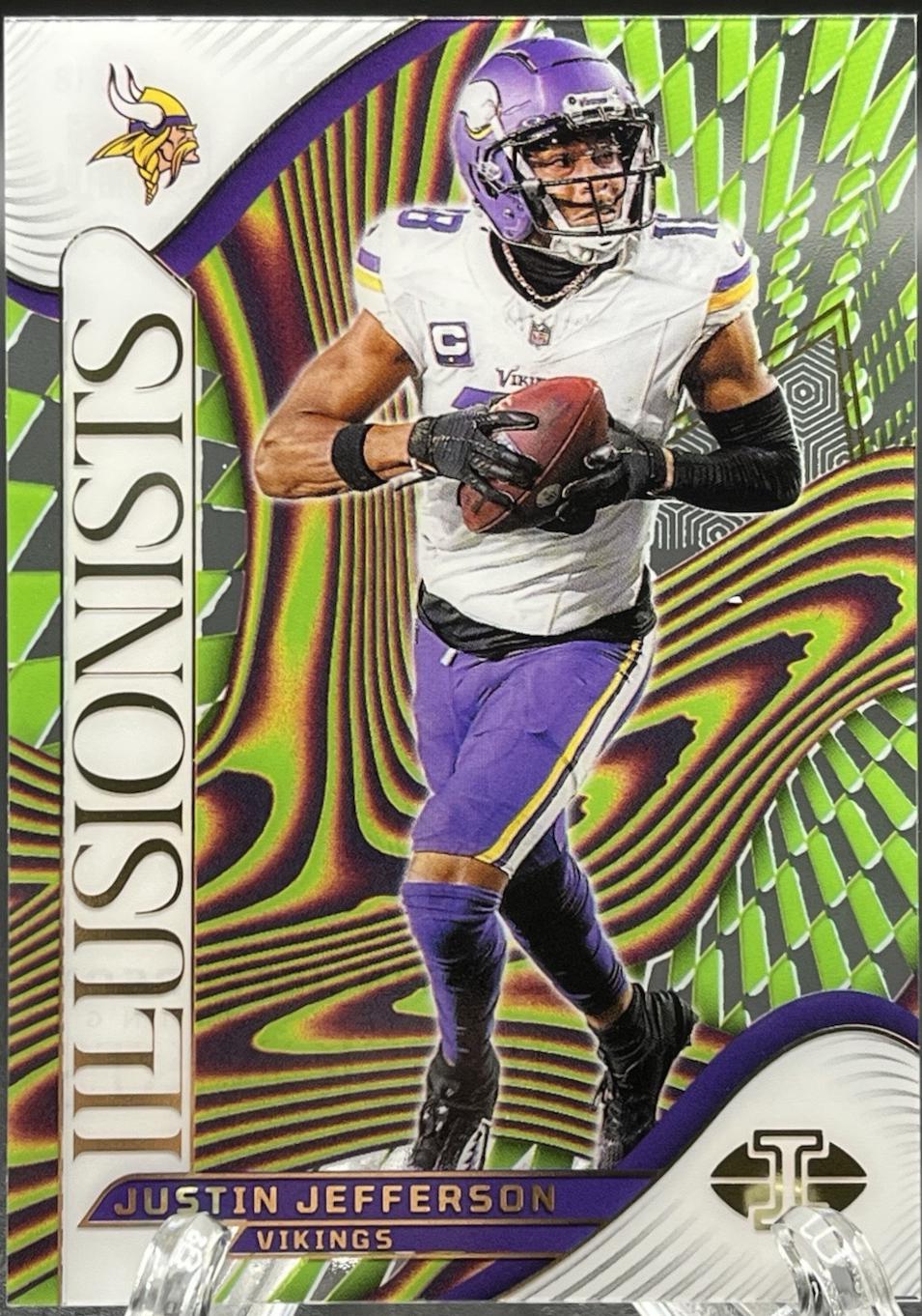 Justin Jefferson #18 Football Cards 2024 Panini Illusions Illusionists