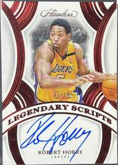 Robert Horry [Ruby] #23 Basketball Cards 2024 Panini Flawless Legendary Scripts Prices