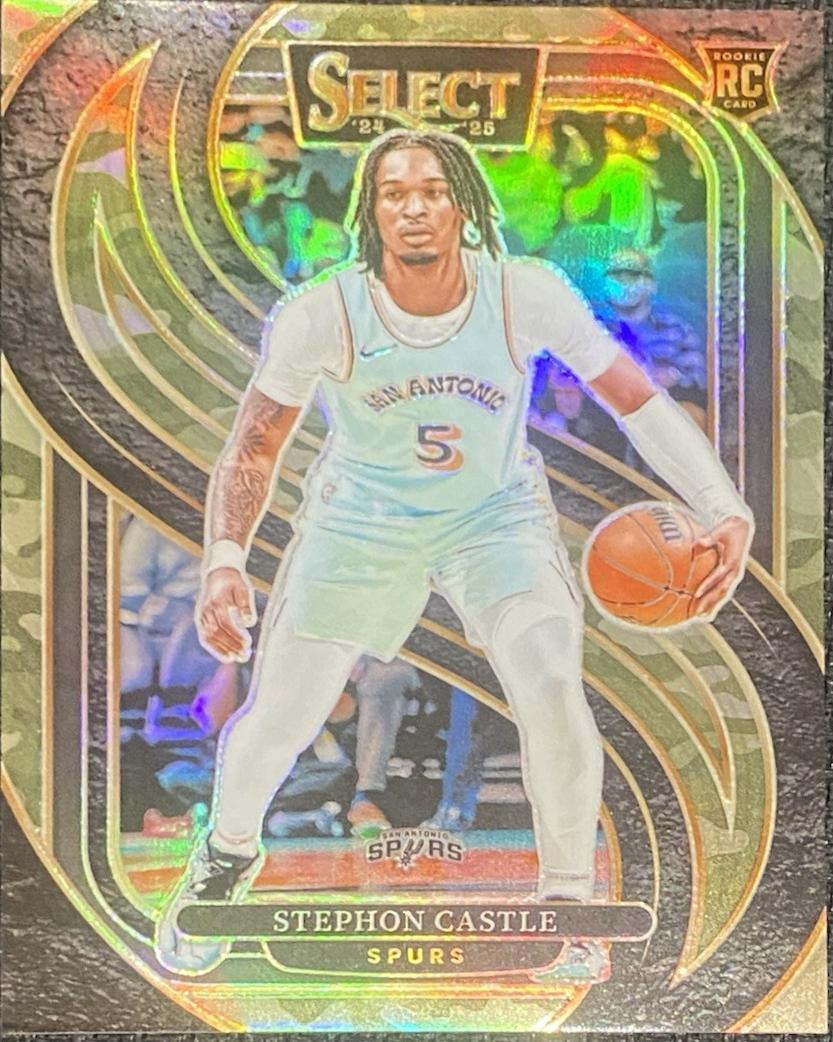 Stephon Castle [Green Camo Prizm] #175 Prices | 2024 Panini Select