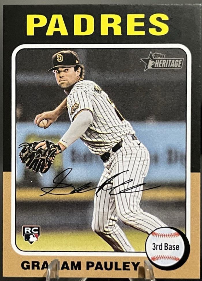 Graham Pauley #666 Baseball Cards 2024 Topps Heritage Mini