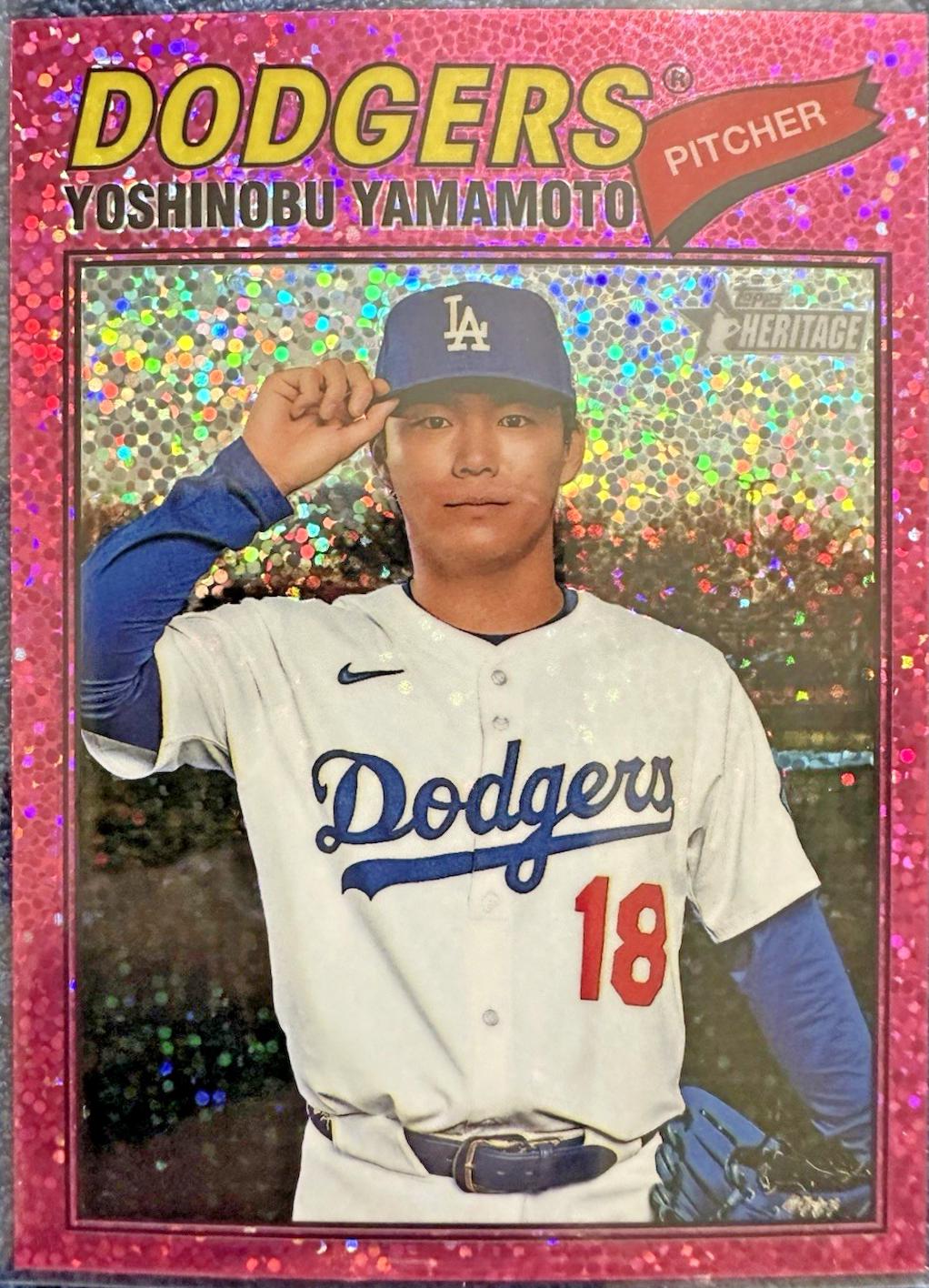 Yoshinobu Yamamoto [Pink Sparkle Chrome] #371 Prices | 2026 Topps