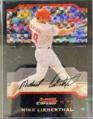 Mike Lieberthal #29 Baseball Cards 2004 Bowman Chrome