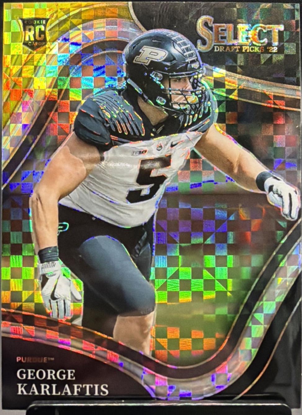 George Karlaftis [Black and Gold Squares] #123