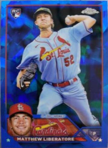 Matthew Liberatore #52 Baseball Cards 2023 Topps Chrome Sapphire