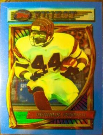 Derrick Fenner #13 Football Cards 1994 Topps Finest