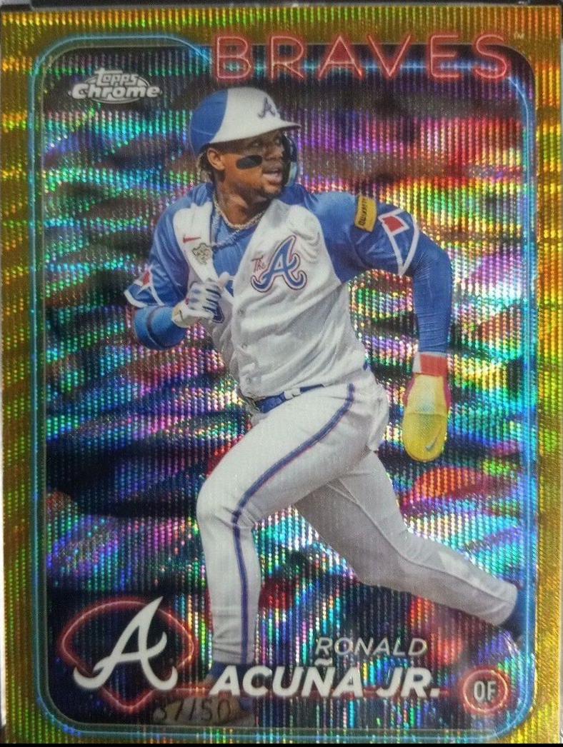 Ronald Acuna Jr. [Gold Wave Refractor] #250