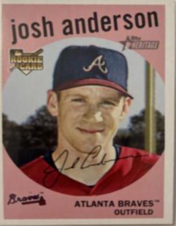 Josh Anderson #451 Baseball Cards 2008 Topps Heritage