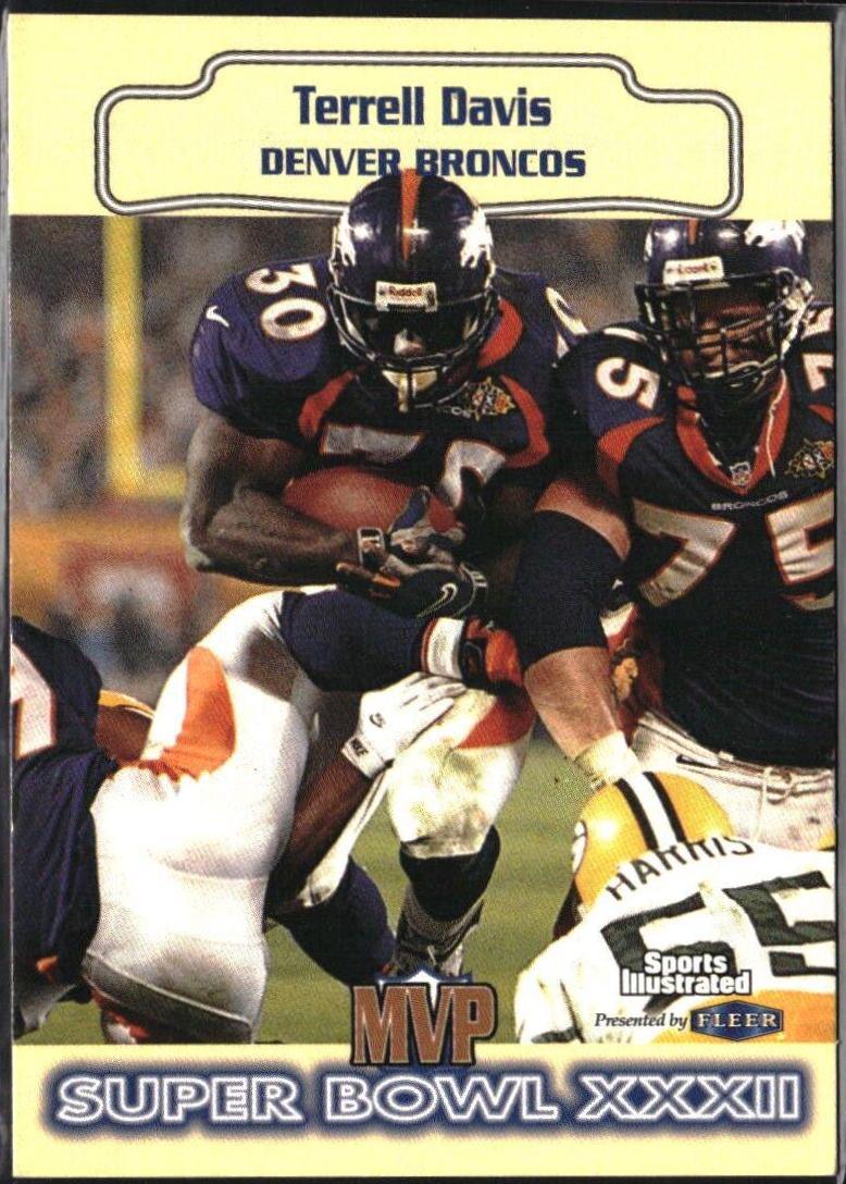 Terrell Davis #30 Football Cards 1999 Sports Illustrated