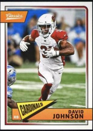David Johnson #2 Football Cards 2018 Panini Classics
