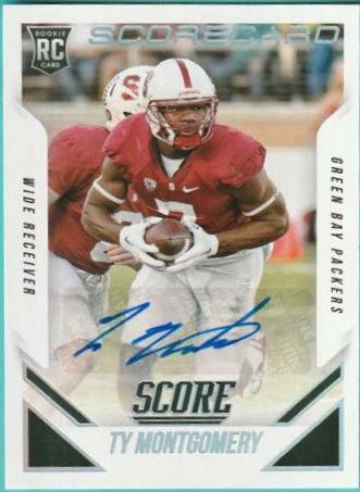 Ty Montgomery [Autograph Scorecard] #419