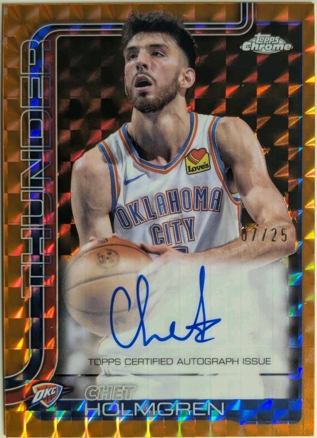 Chet Holmgren [Refractor Geometric Orange] #TCA-CH