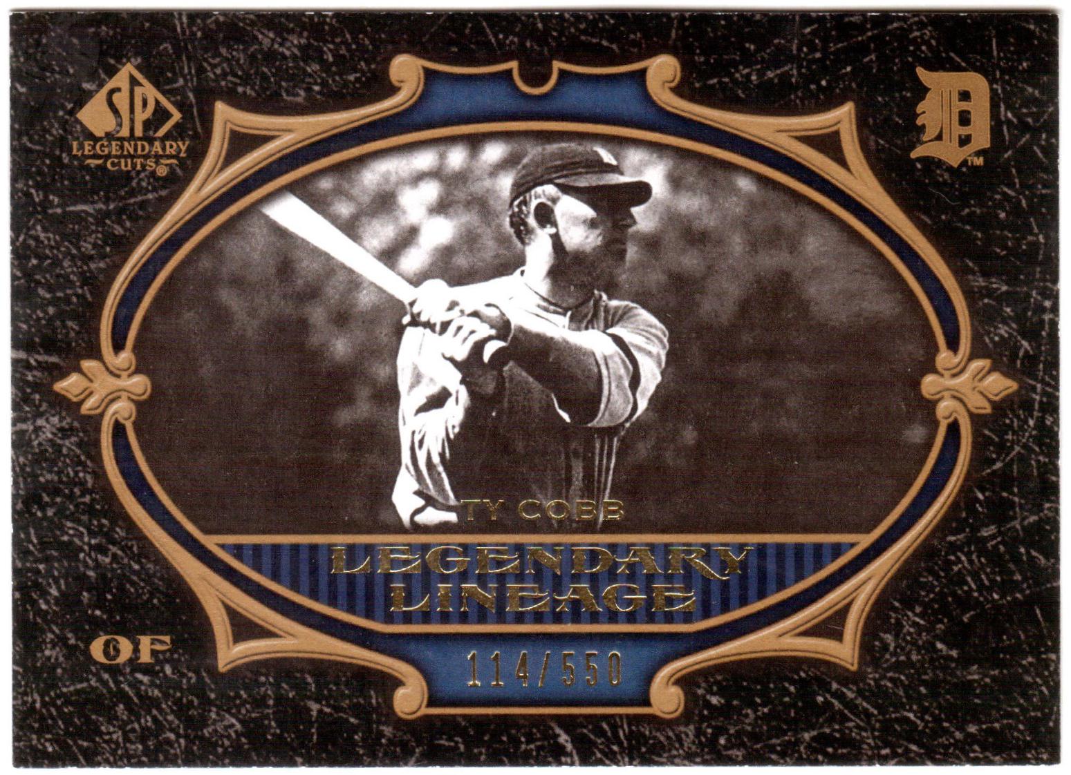 Ty Cobb #135 2007 Sp Legendary Cuts Baseball