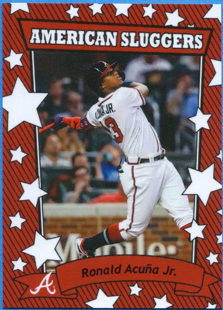 Ronald Acuna Jr. #209 2019 Topps Throwback Thursday Baseball