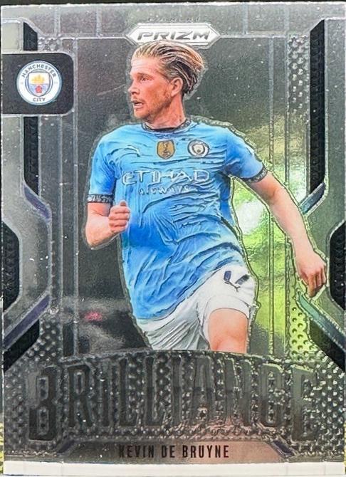 Kevin De Bruyne #28 2024 Panini Prizm Premier League Brilliance