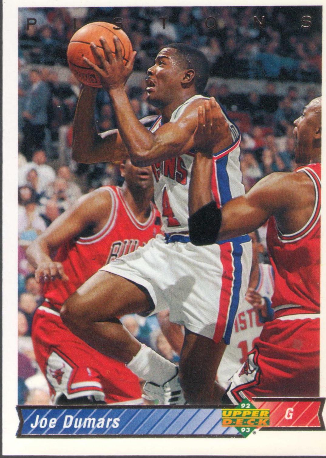 Joe Dumars #268 Basketball Cards 1992 Upper Deck