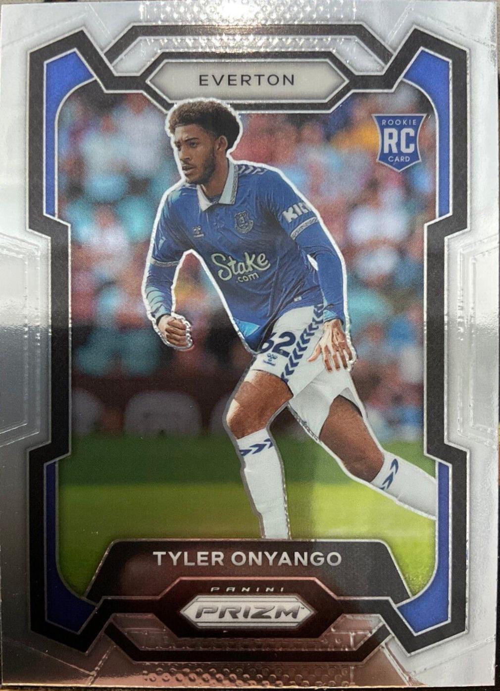 Tyler Onyango #260 Soccer Cards 2023 Panini Prizm Premier League
